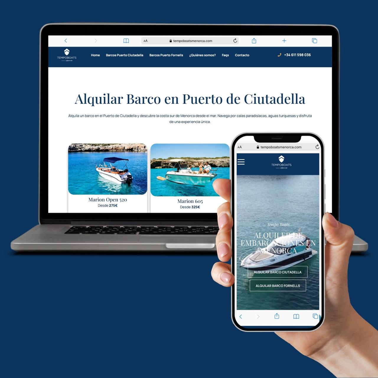 tempoboatsmenorca.com